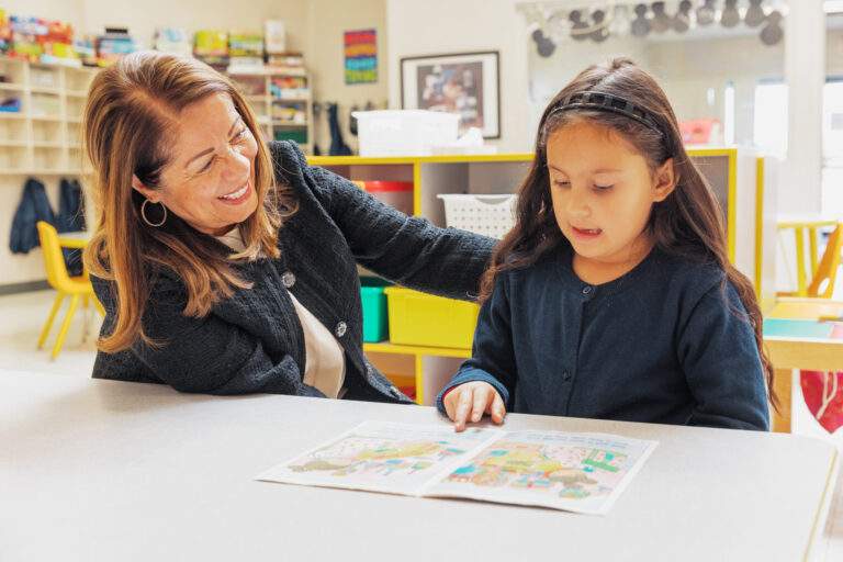 Preschool/ Dr.Majeed with student